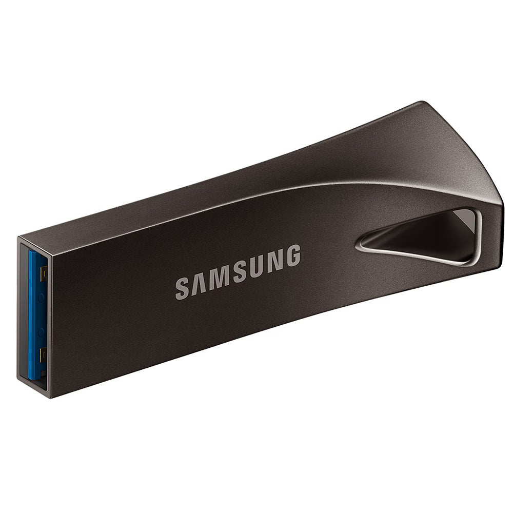 Samsung - Memory Stick BAR Plus (MUF-128BE4/APC) - USB 3.1, 128GB, 400MB/s, PC, Notebook, 5-proof Protection - Titanium Gray