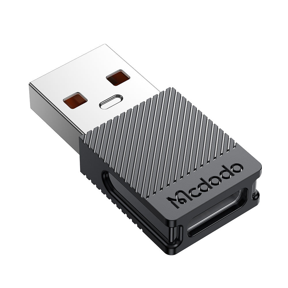 Mcdodo - OTG Adapter (OT-6550) - Type-C to USB 3.0 Convertor, Ultra-fast Data Sync, TPE - Black