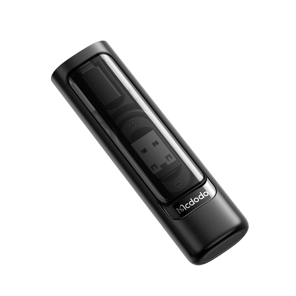 Mcdodo - Storage Box (WF-1720) - USB-C Cable 0.3m, PD60W, USB-C to Micro-USB/iP/USB Adaptor, SIM Eject Pin, Card Slot - Black