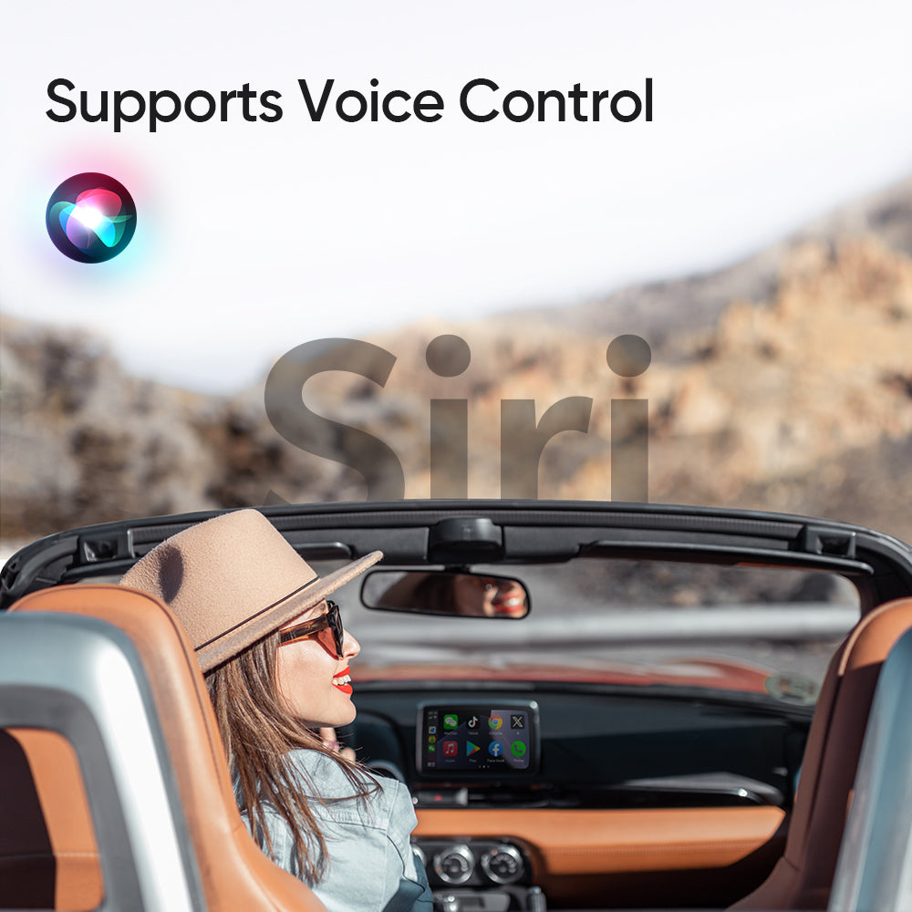 Mcdodo - CarPlay Adapter (CA-7210) - Wireless, USB, 1A, Bluetooth 2.1+EDR/3.0/4.X/5, A7 Chip, Support OTA, Siri - Black