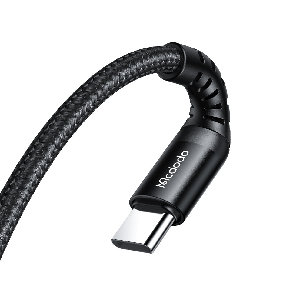 Mcdodo - Data Cable (CA-5641) - Type-C to Type-C, Nylon Braided, Aluminum Alloy, PD60W, 1m - Black