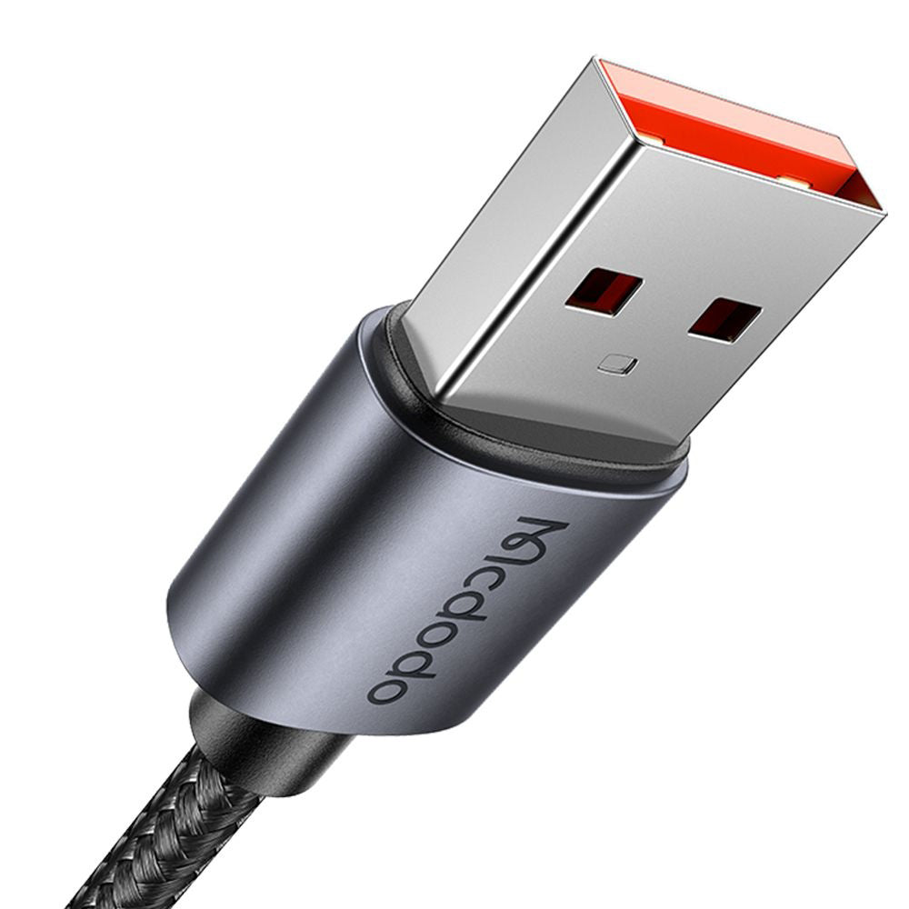 Mcdodo - Data Cable (CA-6490) - USB-A to Lightning, LED Display, 3A, 1.2m - Black