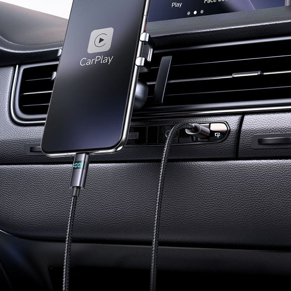 Mcdodo - Data Cable (CA-6520) - USB-A to USB-C, LED Display, 6A, 1.2m - Black