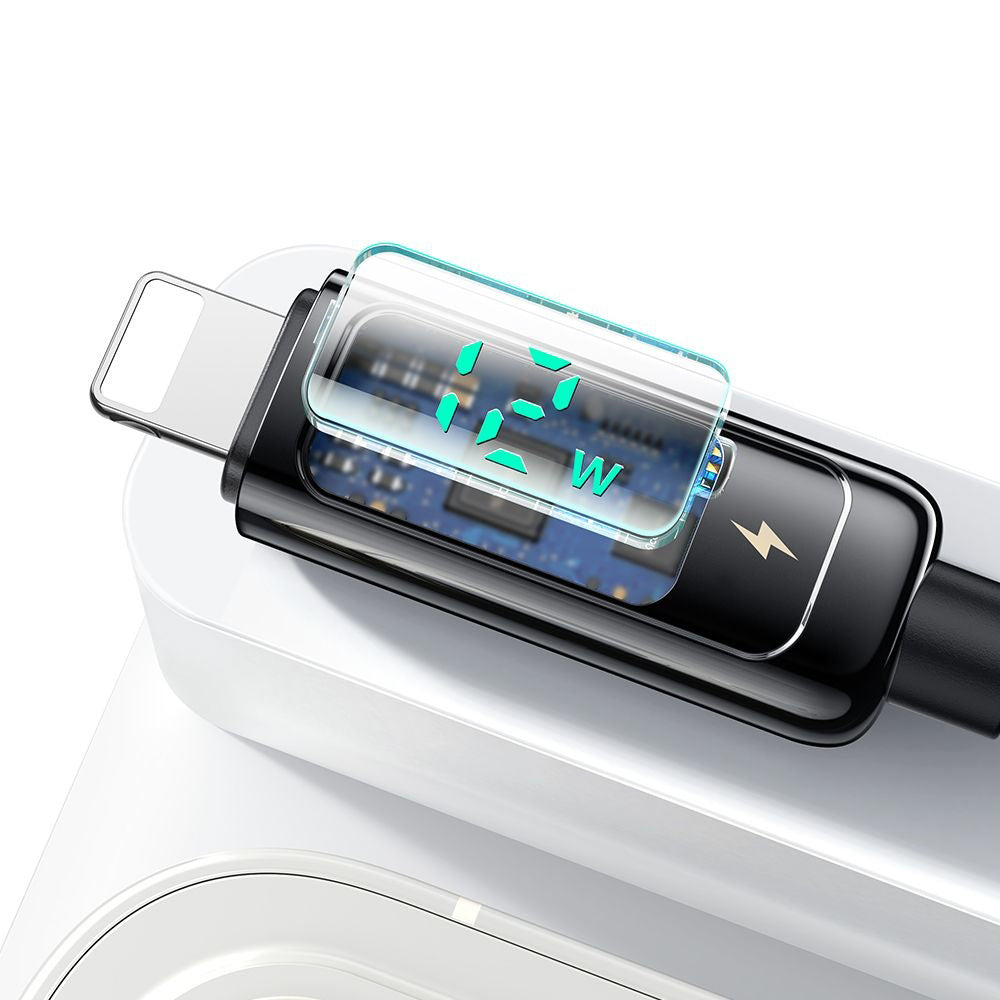 Mcdodo - Data Cable (CA-9940) - USB-A to Lightning, 3A, Digital Display, 1.2m - Black