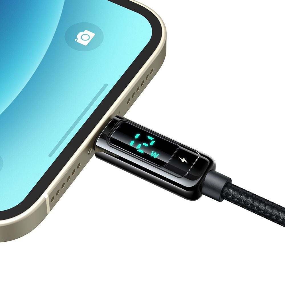 Mcdodo - Data Cable (CA-9940) - USB-A to Lightning, 3A, Digital Display, 1.2m - Black