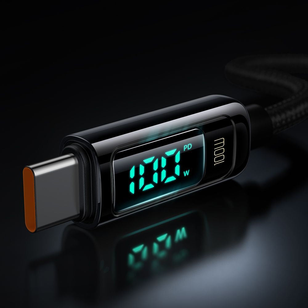 Mcdodo - Data Cable (CA-8820) - USB-C to USB-C, 100W, Digital Display, 1.2m - Black