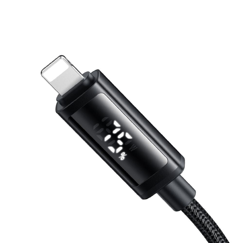 Mcdodo - Data Cable (CA-7970) - USB-A to Lightning, Dual LED Display, 3A, 1.2m - Black