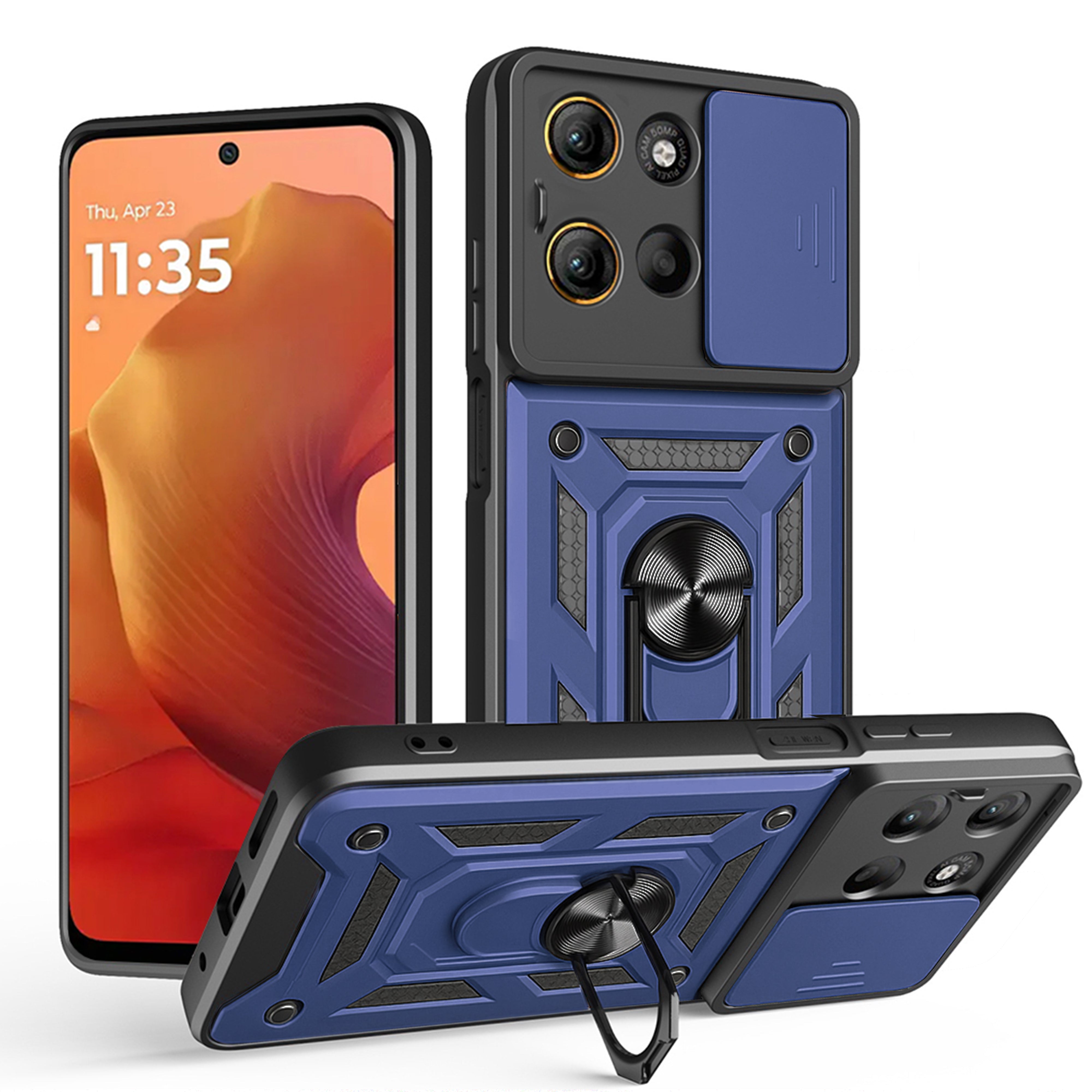 Techsuit - CamShield Series - Motorola Moto G15 / G15 Power - Blue