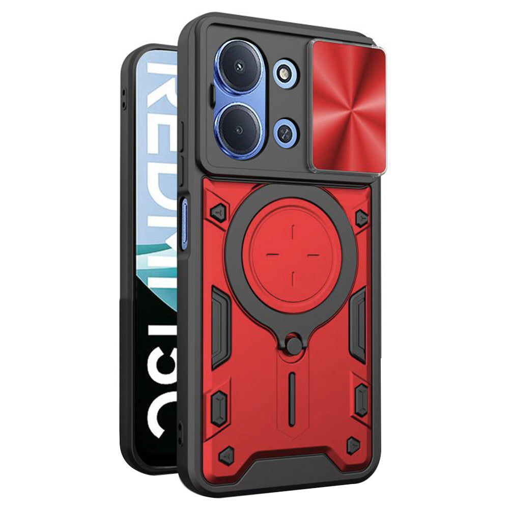 Techsuit - CamGuard Pro - Xiaomi Redmi 15C 4G / Redmi 15C 5G - Red