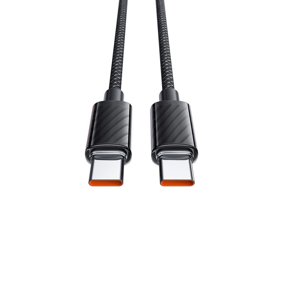 Mcdodo - Data Cable (CA-3670) - Type-C to Type-C, Transparent Design, 100W, 5A, 1.2m - Black