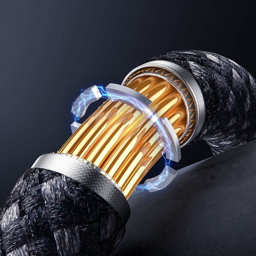 Mcdodo - Data Cable Self-Winding Series (CA-2000) - USB-C to USB-C, 60W, Fast Charging, 1.2m - Black