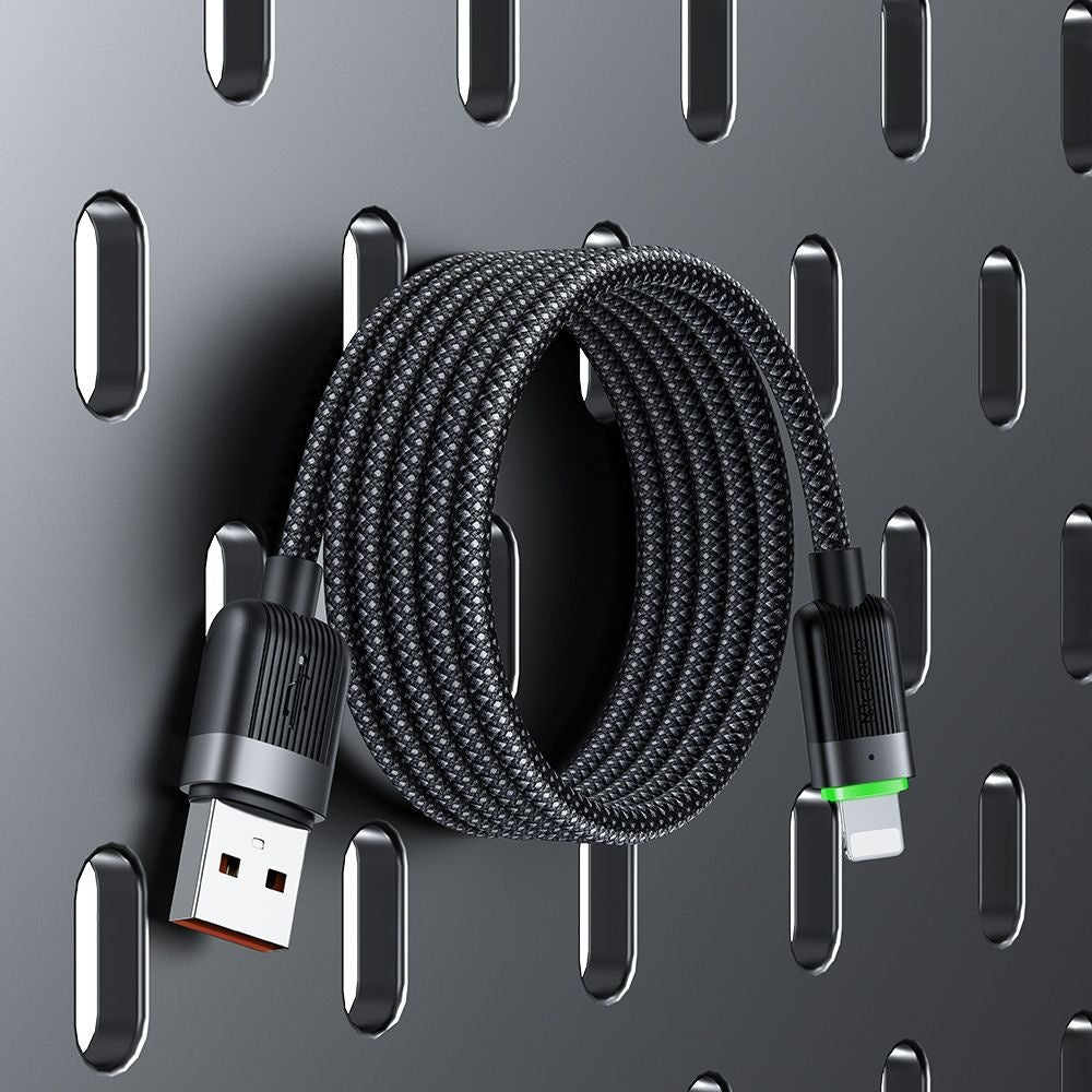 Mcdodo - Data Cable Self-Winding Series (CA-6000) - USB-A to Lightning, 3A, 1.2m - Black