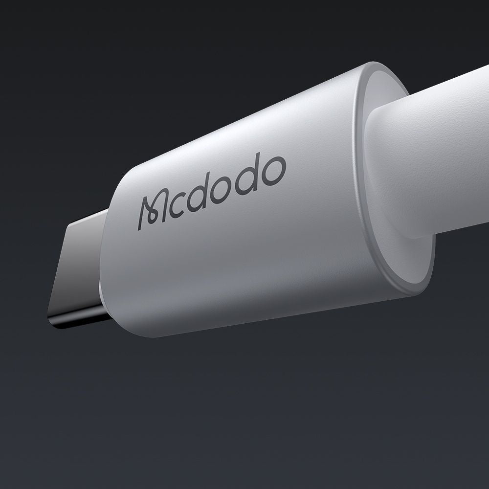 Mcdodo - Data Cable (CA-6942) - with Charging Light, USB-C to Lightning, Transparent Cable, 36W, 1.2m - White