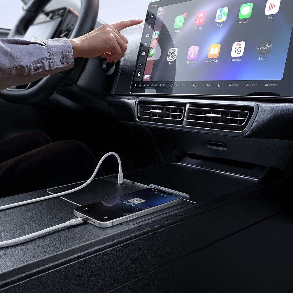 Mcdodo - Data Cable (CA-5582) - with Charging Light, USB-C to USB-C, Transparent Cable, 100W, 1.2m - White