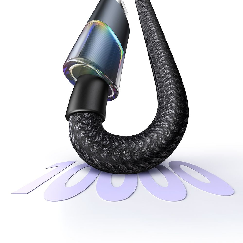 Mcdodo - Data Cable (CA-8170) - with Colorful Lights, USB-A to Lightning, 3A, 1.2m - Black