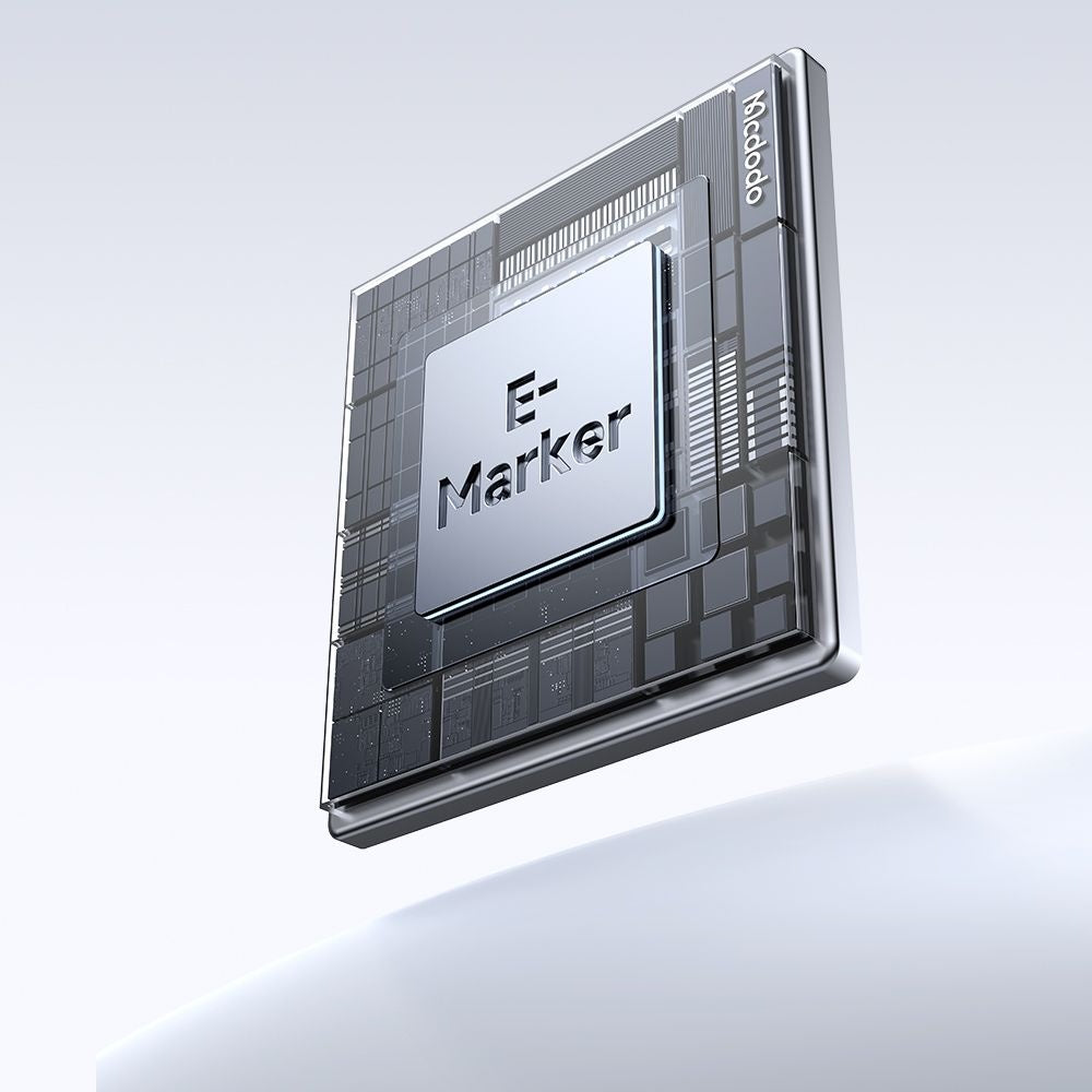 Mcdodo - Data Cable (CA-8200) - with 7 Colorful Lights, USB-C to USB-C, 100W, 5A, 1.2m - Black