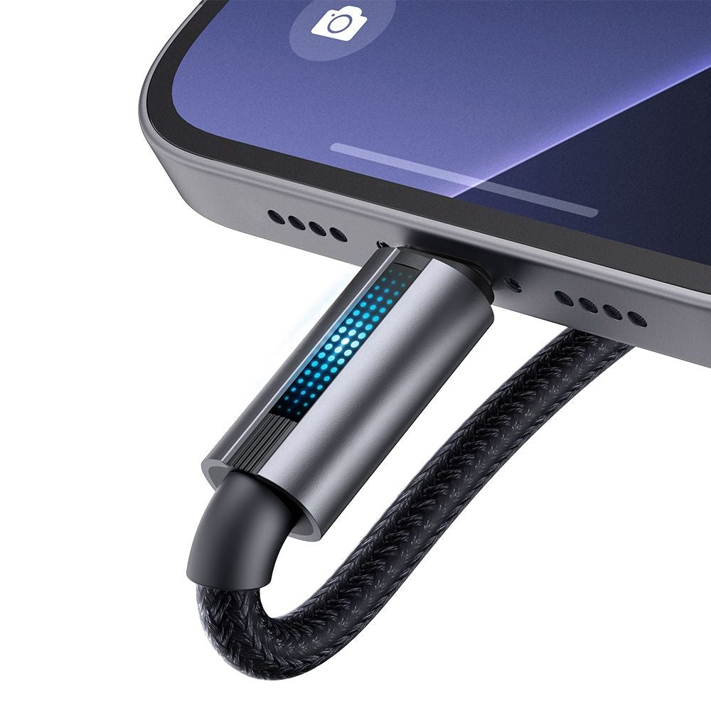 Mcdodo - Data Cable (CA-5740) - with Breathing Light, USB-C to USB-C, 100W, 5A, 1.2m - Black