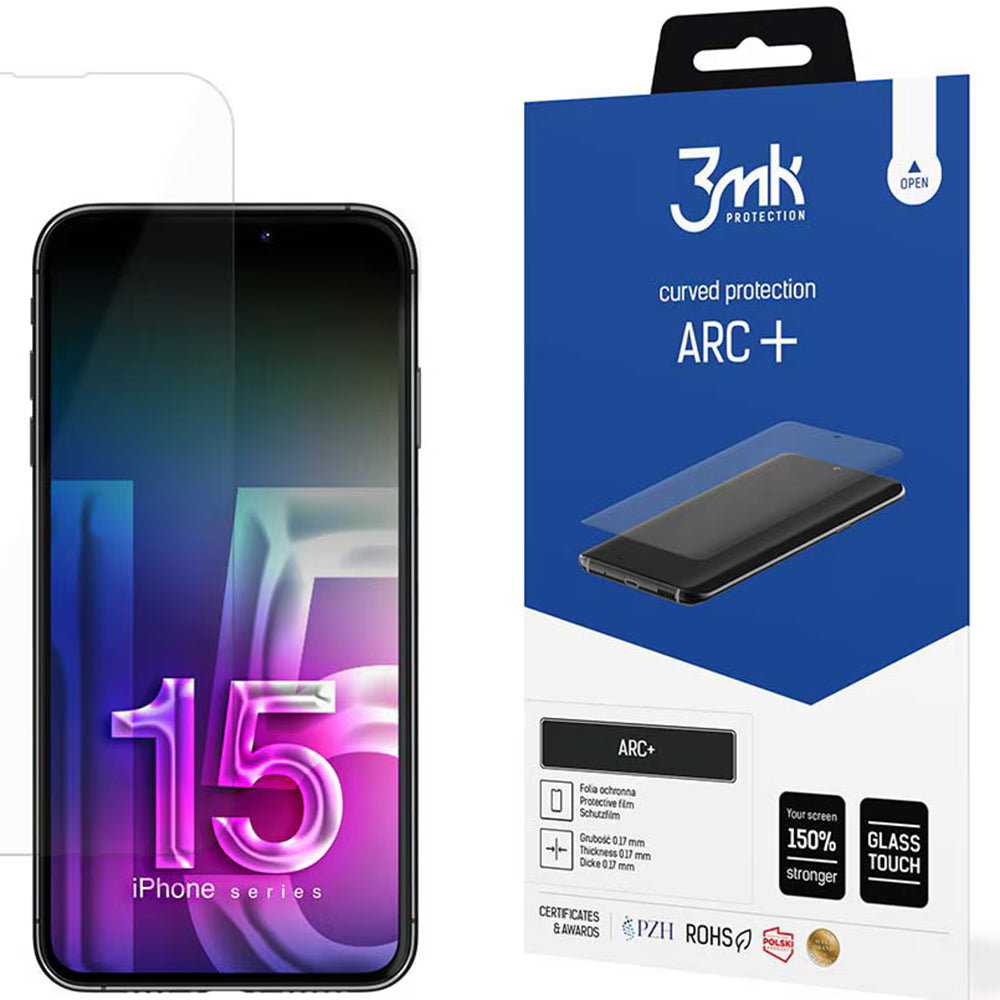 3mk - ARC+ Protective Film - iPhone 15 - Clear