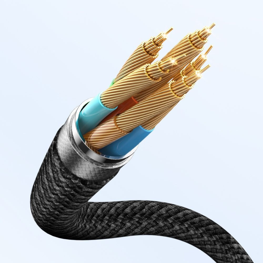 Mcdodo - 3in1 Data Cable O Series (CA-4940) - USB-C to Lightning/USB-C/Wireless Charger Apple Watch, 100W, 1.2m - Black