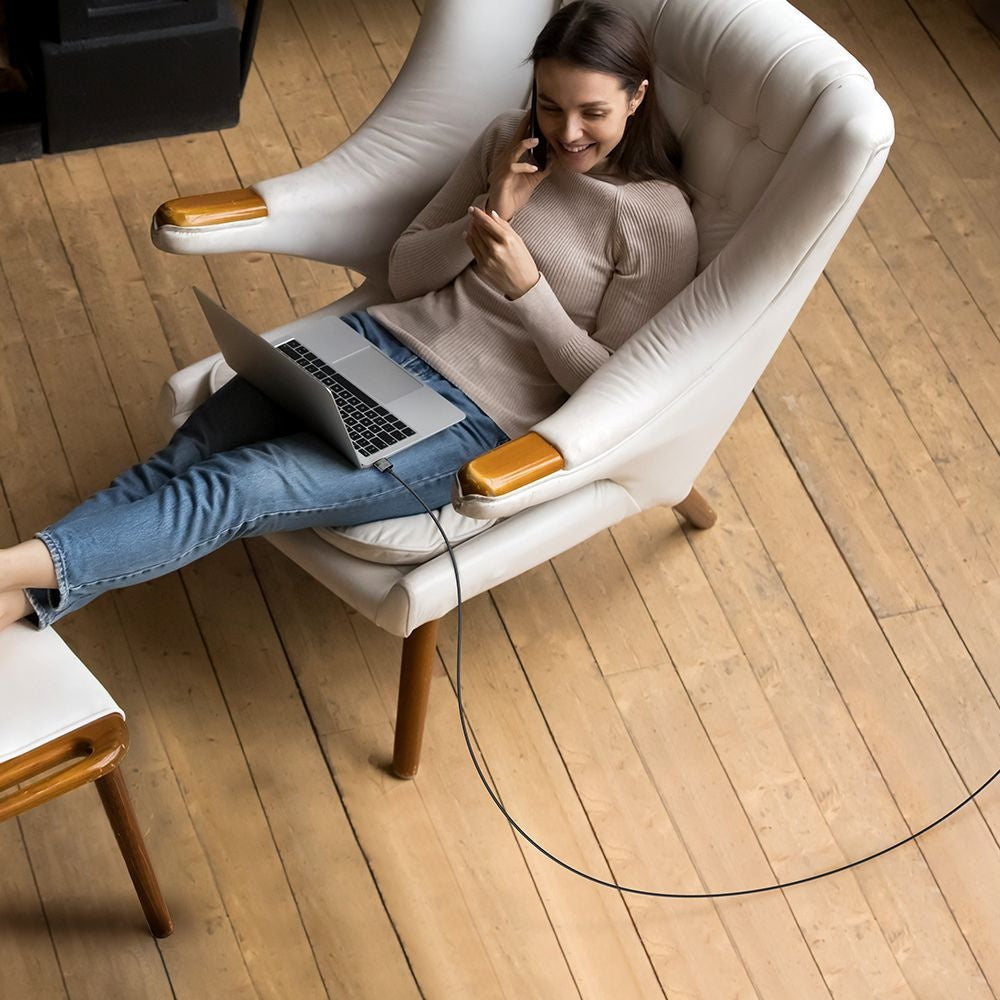 Mcdodo - Magnetic Cable (CA-2070) - USB-C to MagSafe 3, 140W, LED Indicator, 2m - Black