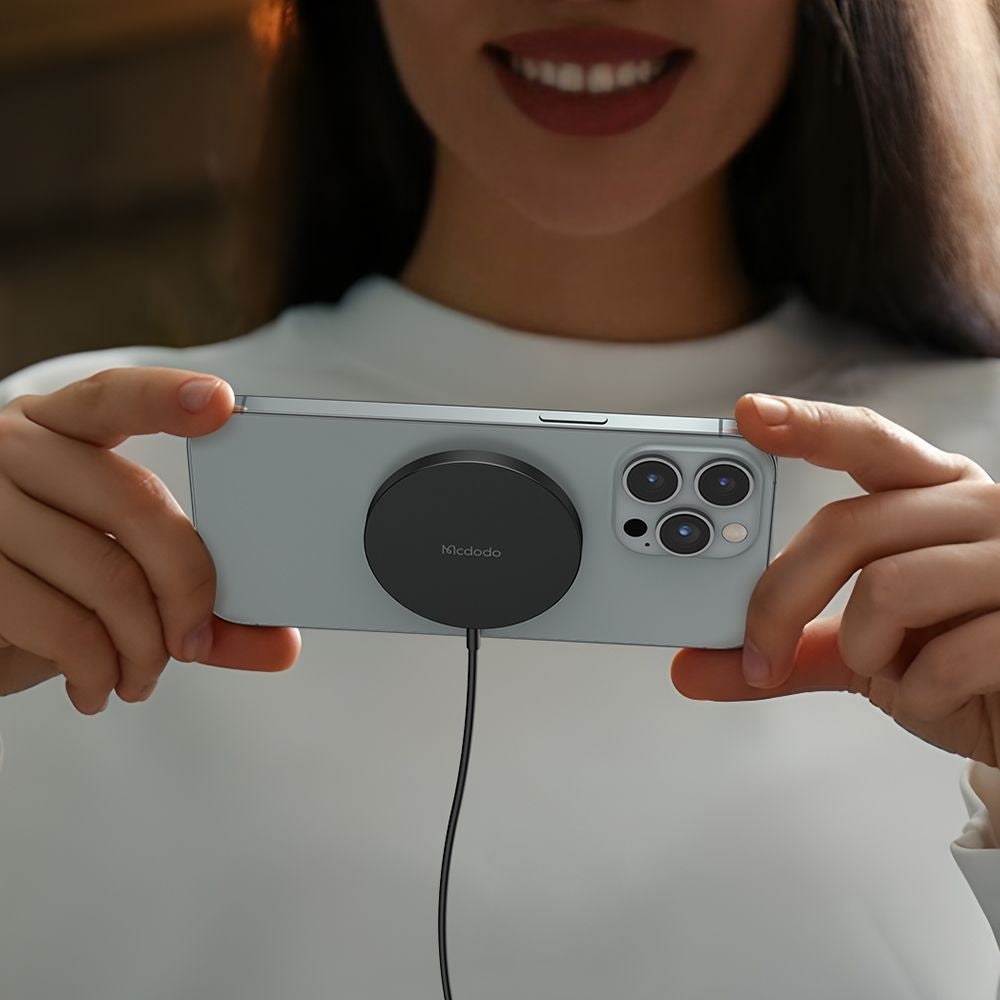 Mcdodo - Wireless Charger Moon Series (CH-4360) - Magnetic, 15W, Ultra-thin Design - Black