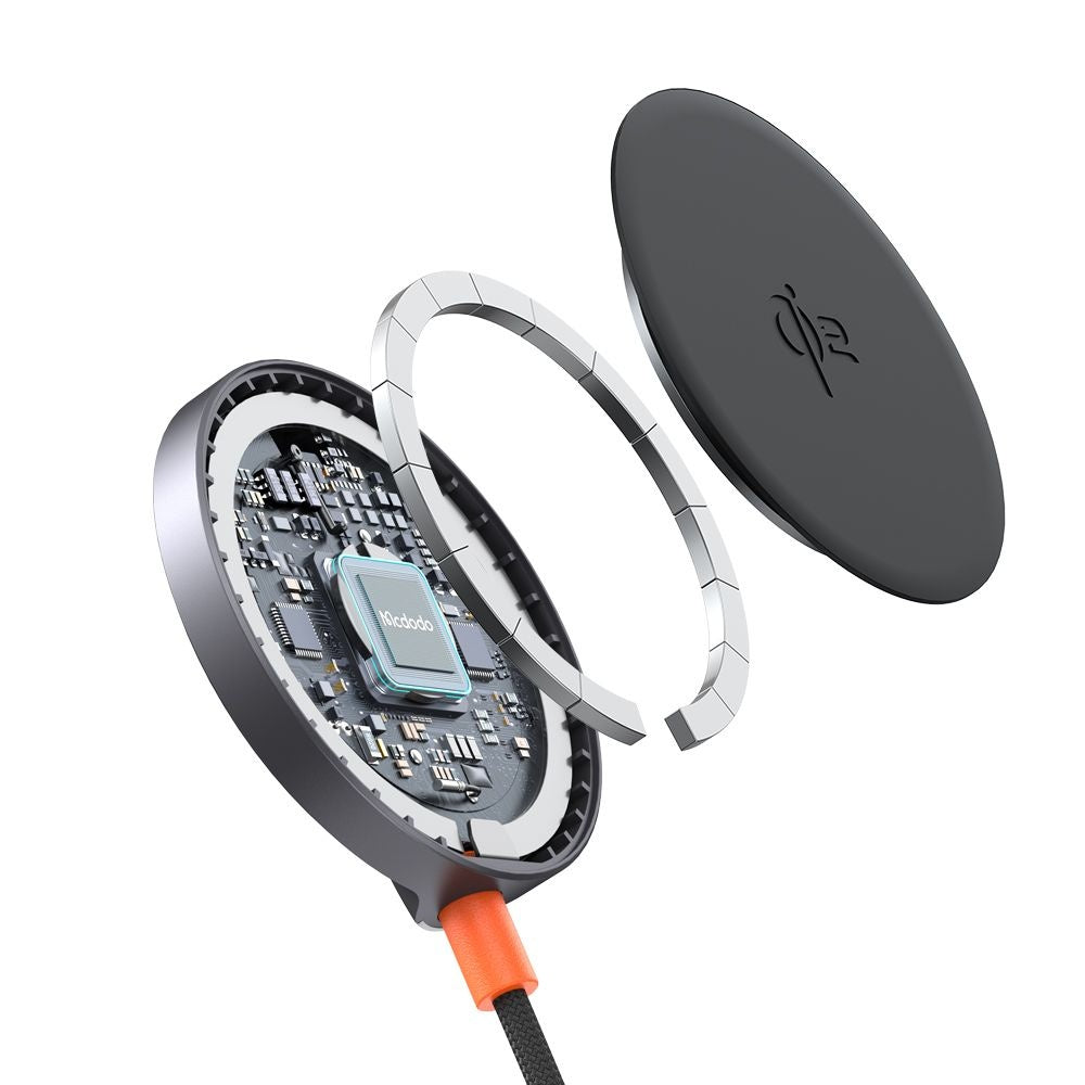 Mcdodo - Wireless Charger MagQ (CH-2860) - Magnetic, 15W, Qi2, MSC Chip - Black