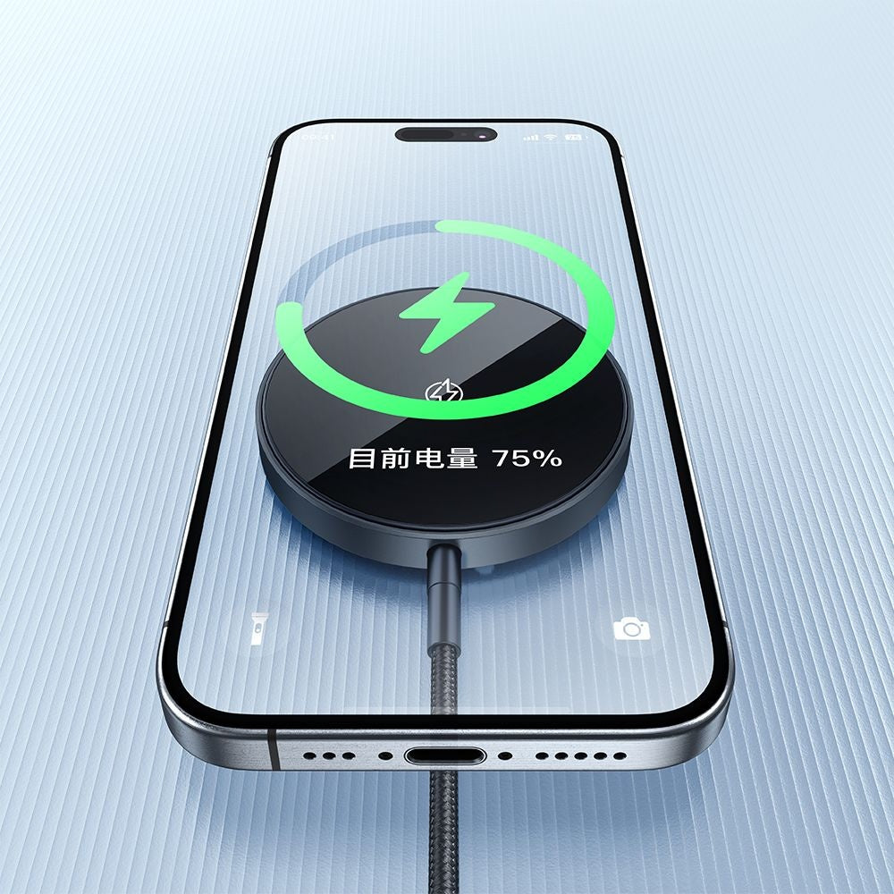 Mcdodo - Wireless Charger (CH-5490) - Magnetic, for iPhone, 15W, 1m - Black