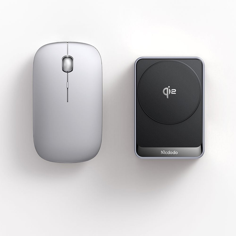 Mcdodo - Wireless Charging Station (CH-5192) - with Wall Charger + Type-C Cable, Qi2, 22.5W, MagQ - Grey