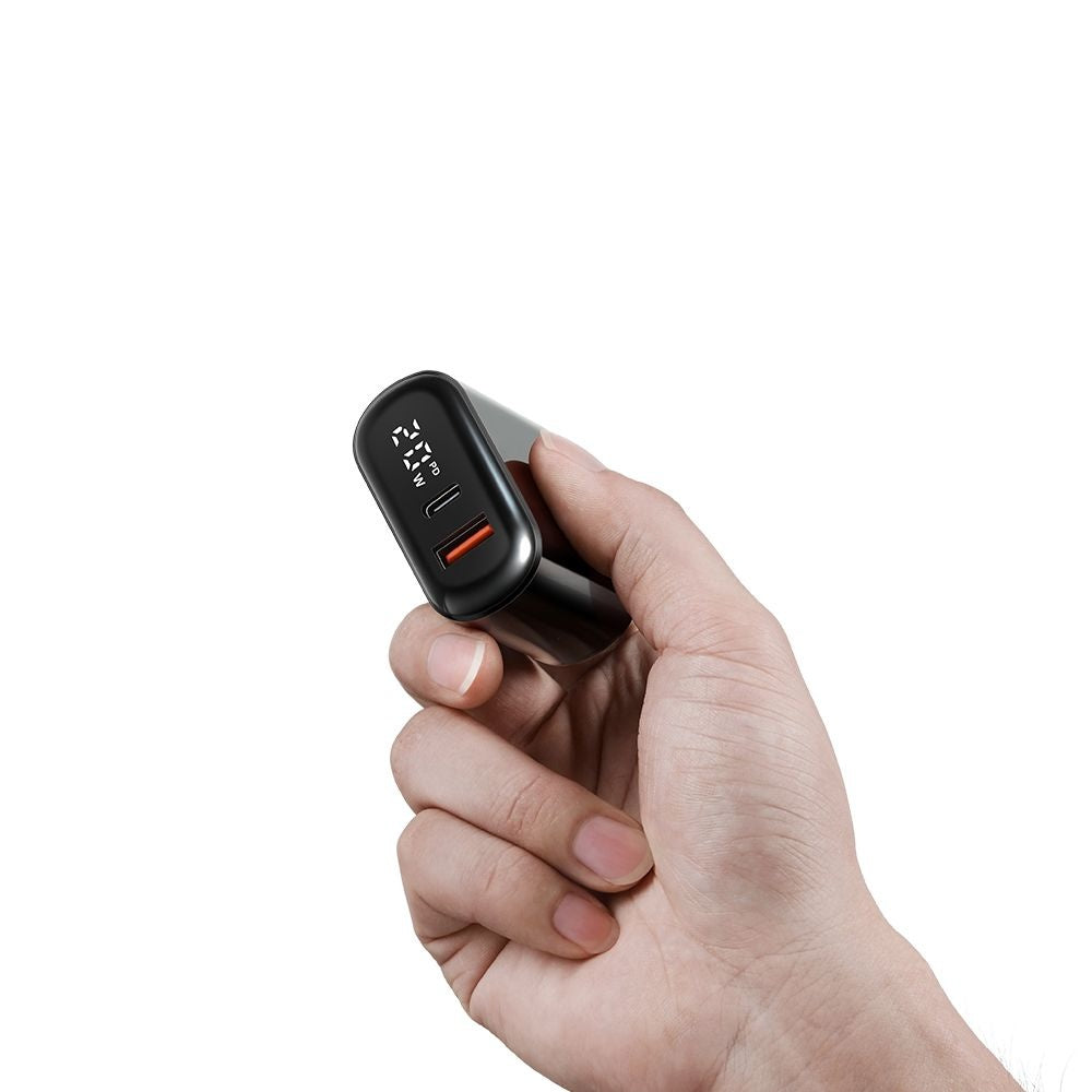 Mcdodo - Wall Charger Chocolate Series (CH-7170) - USB-C/A, 20W, Digital Display, PD + QC - Black