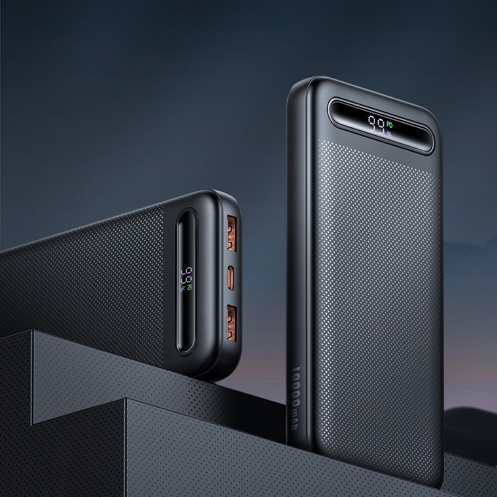 Mcdodo - Power Bank Star Series (MC-3881) - Type-C + 2x USB, 10000mAh, 22.5W, Digital Display - Black