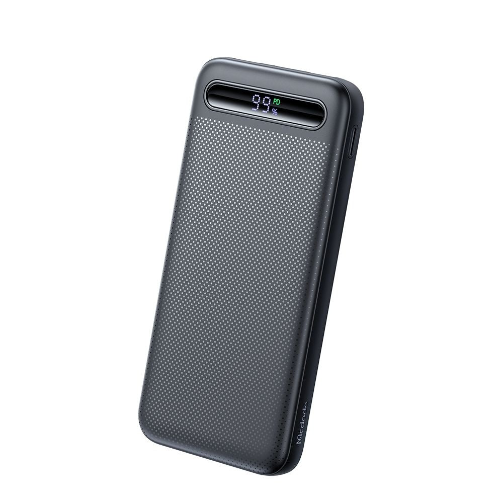 Mcdodo - Power Bank Star Series (MC-3881) - Type-C + 2x USB-A Ports, 10000mAh, 22.5W, Digital Display - Black