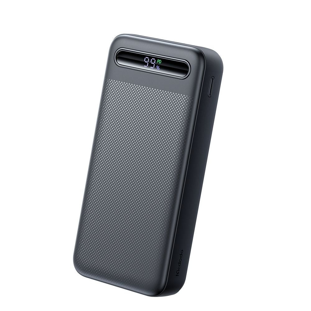 Mcdodo - Power Bank Star Series (MC-3891) - USB-C + 2x USB-A Ports, 20000mAh, 22.5W, Digital Display - Black