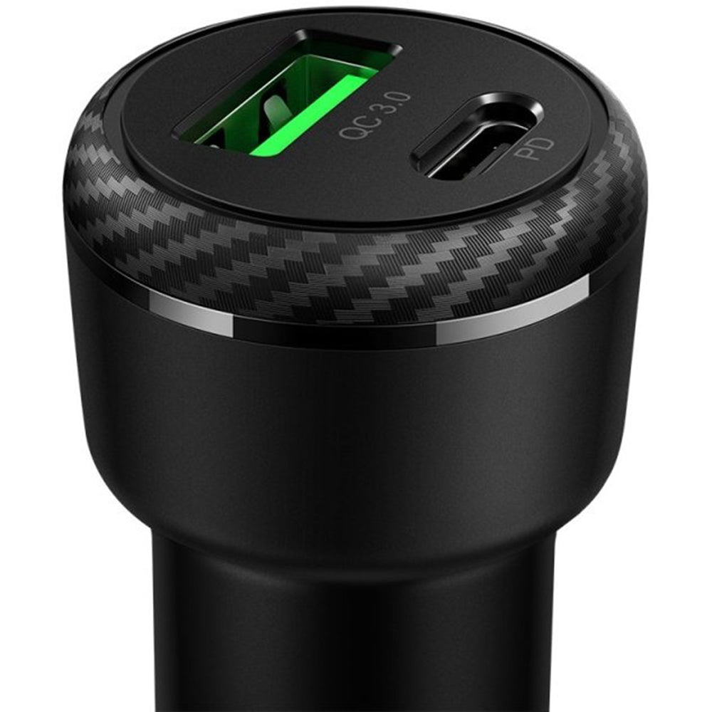 Mcdodo - Car Charger (CC-5970) - Dual Port, Fast Charge, 38W, Smart IC, Fire Retardant Material - Black