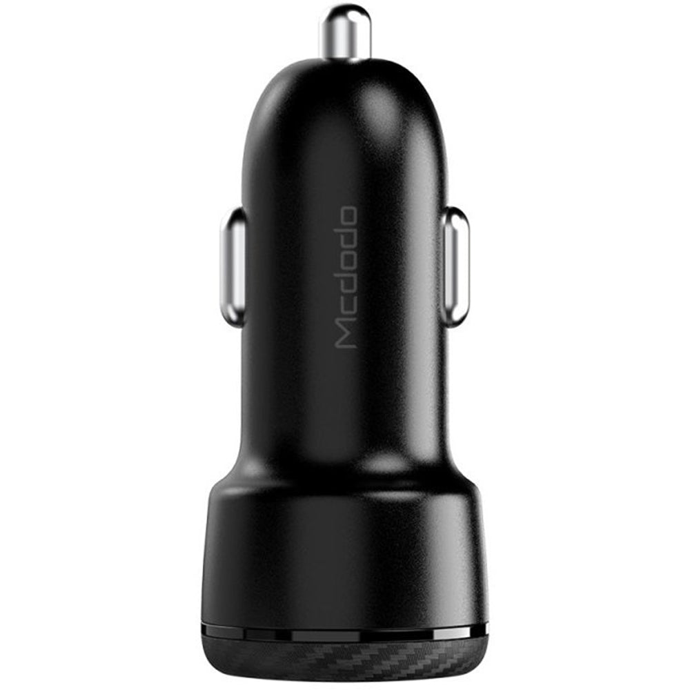 Mcdodo - Car Charger (CC-5970) - Dual Port, Fast Charge, 38W, Smart IC, Fire Retardant Material - Black