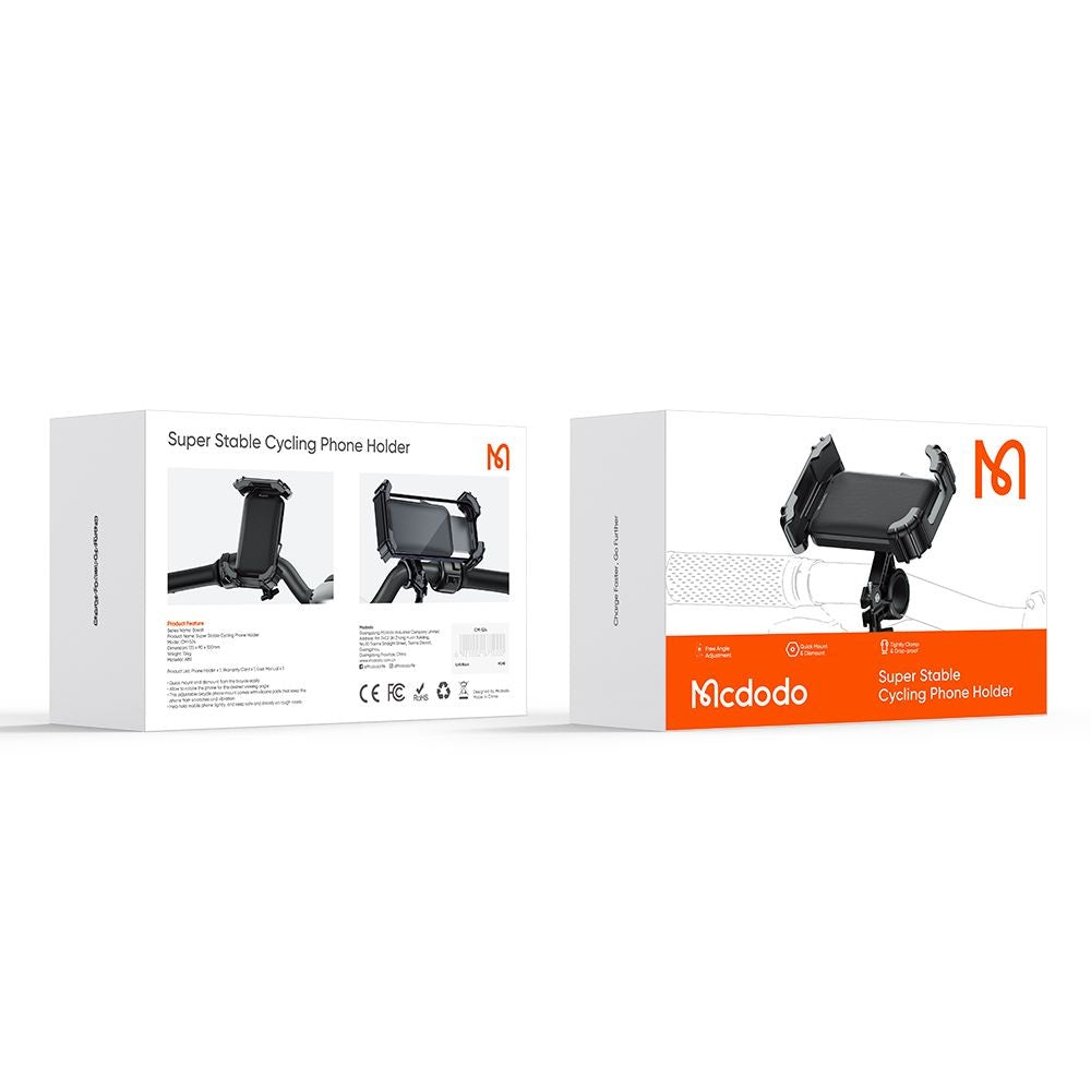 Mcdodo - Bike Holder Basalt Series (CM-5240) - for Bicycle/Motocycle, 360° Adjustment, 4.2 - 6.5 inch - Black