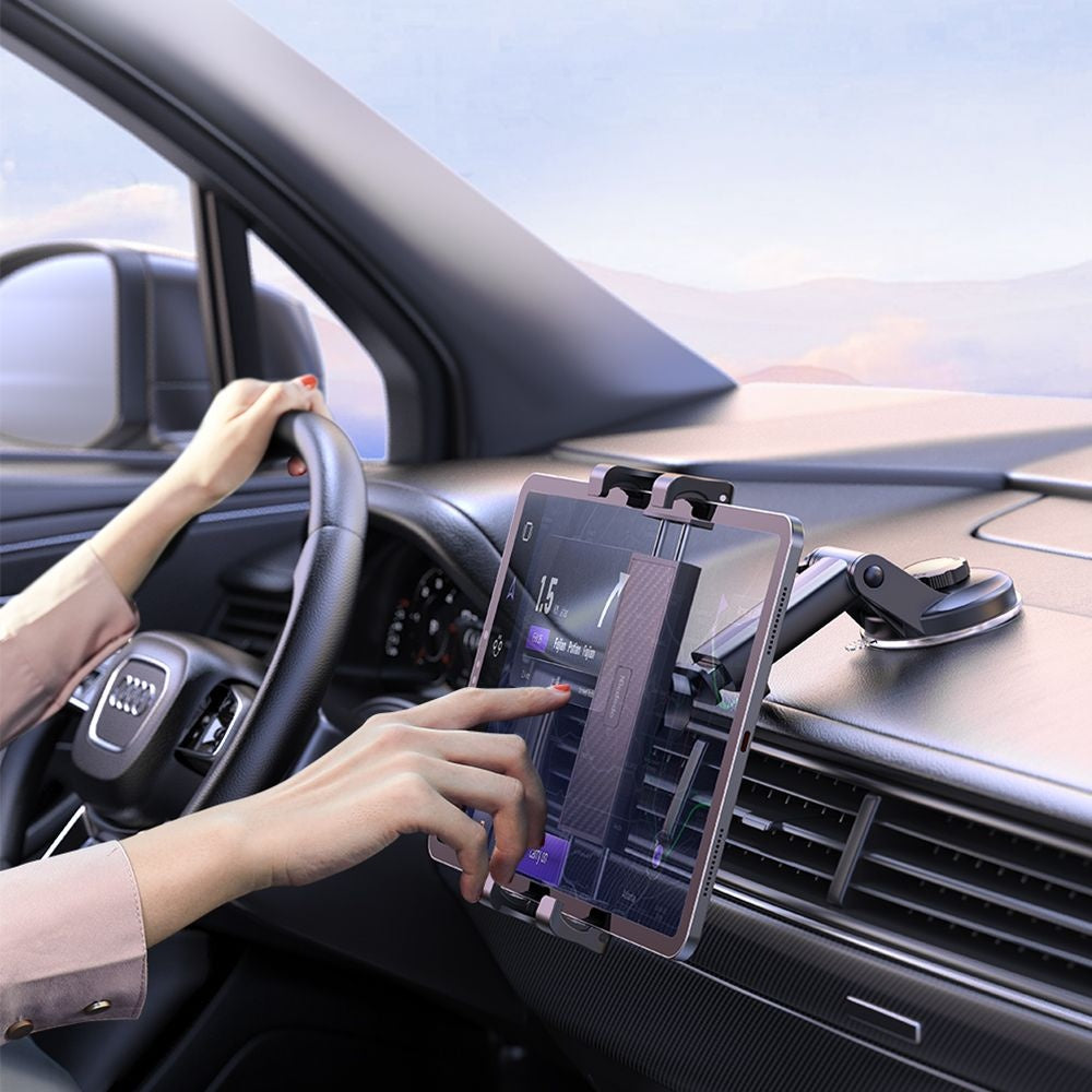 Mcdodo - Car Holder (CM-4310) - for Phone/Tablet, Dashboard/Windshield, 360° Rotation, 4.7 - 12.9 inch - Black