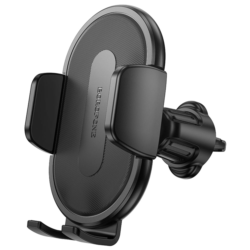 Borofone - Car Holder (BH133) - for Air Vent, 360Â° Adjust, ABS Silicone, 4.7â€“7" - Black