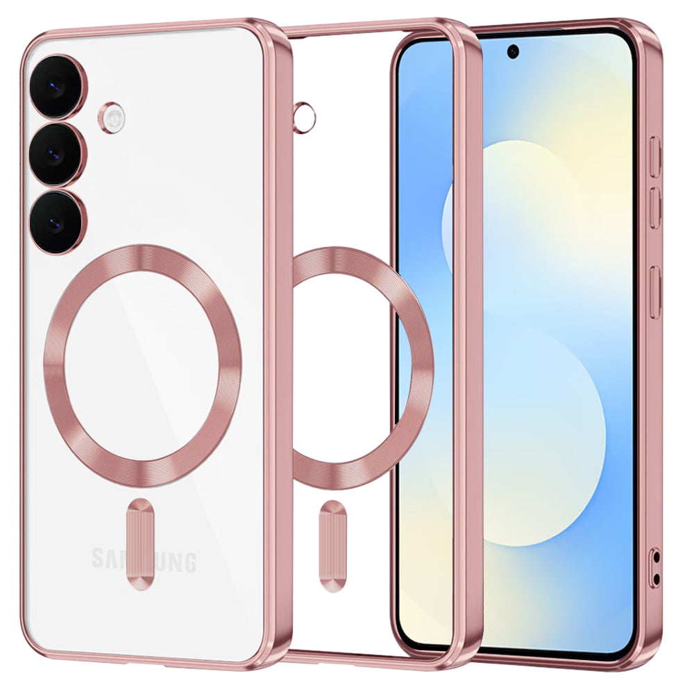 Techsuit - Luxury Crystal MagSafe - Samsung Galaxy S25 FE - Pink