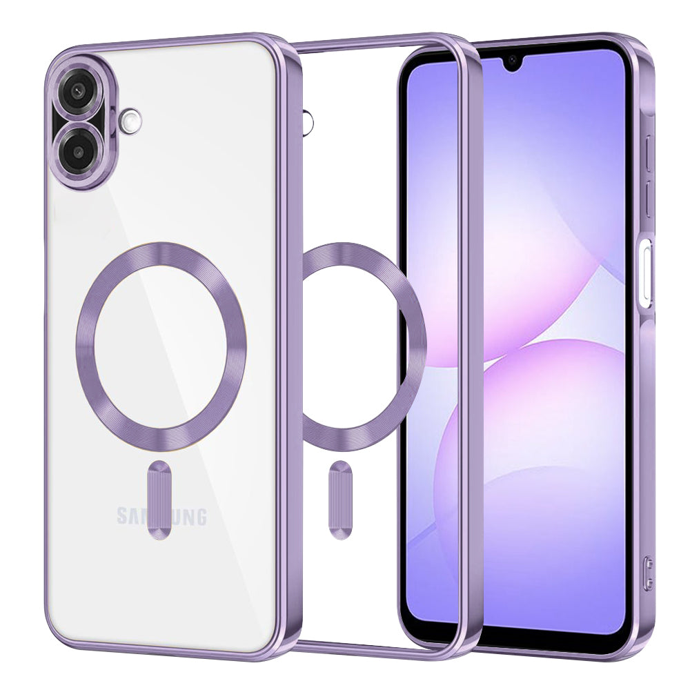 Techsuit - Luxury Crystal MagSafe - Samsung Galaxy A07 4G - Light Purple