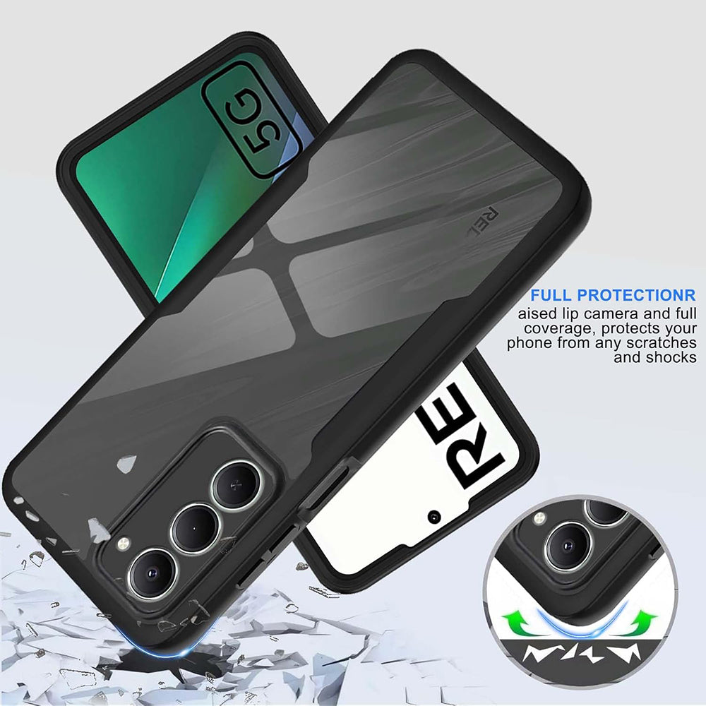 Techsuit - ColorVerse 360 Series + Screen Protector - Xiaomi Redmi 15 4G / Redmi 15 5G - Black