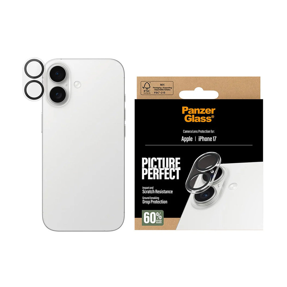 PanzerGlassÂ® - PicturePerfect Camera Lens Protector - iPhone 17 - Transparent