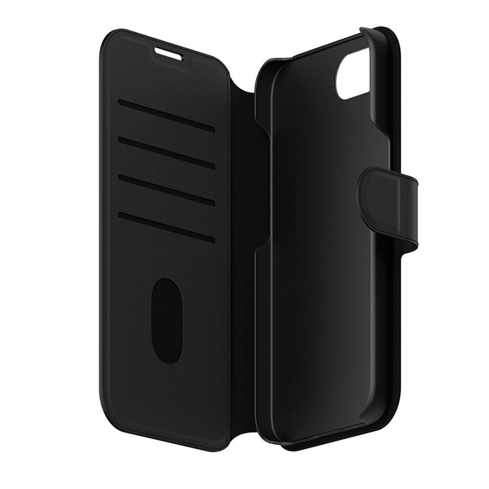 PanzerGlassÂ® - CARE Feature Case Tango Two-in-One Wallet - iPhone 16e - Black