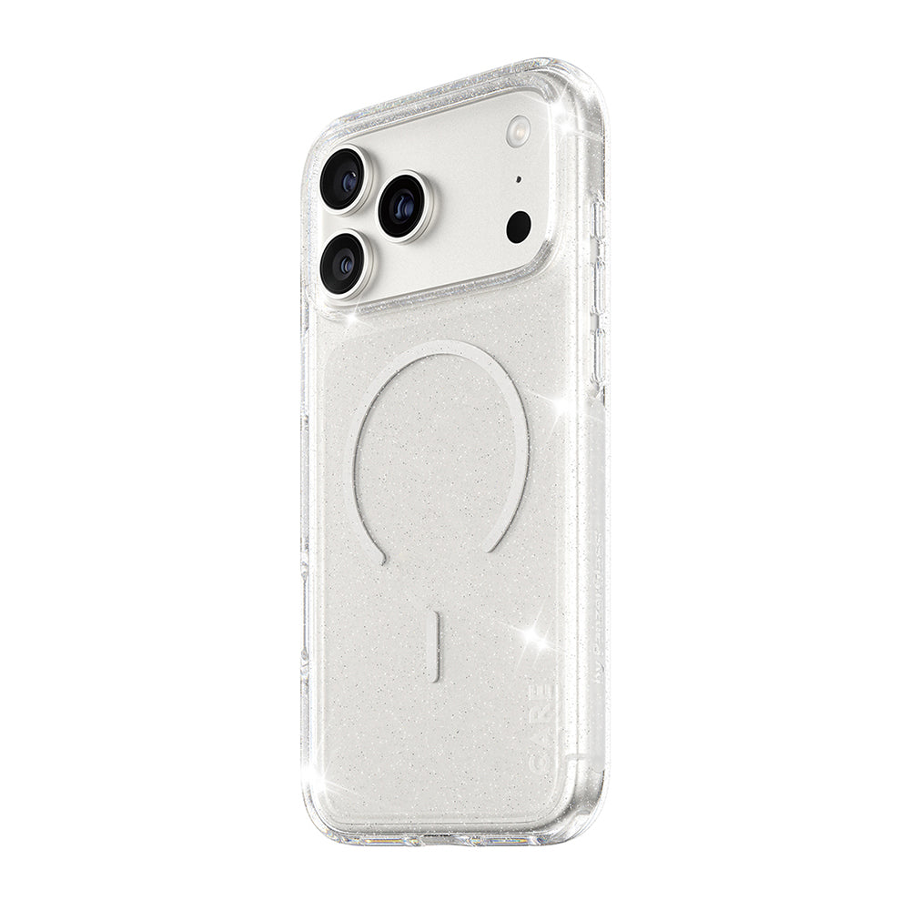 PanzerGlassÂ® - CARE Flagship Urban Explorer Star Lit White MagSafe - iPhone 17 Pro Max - Clear