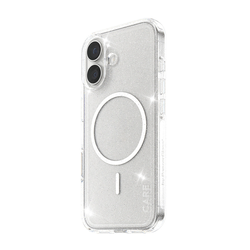 PanzerGlassÂ® - CARE Flagship Urban Explorer Star Lit White MagSafe - iPhone 17 - Clear