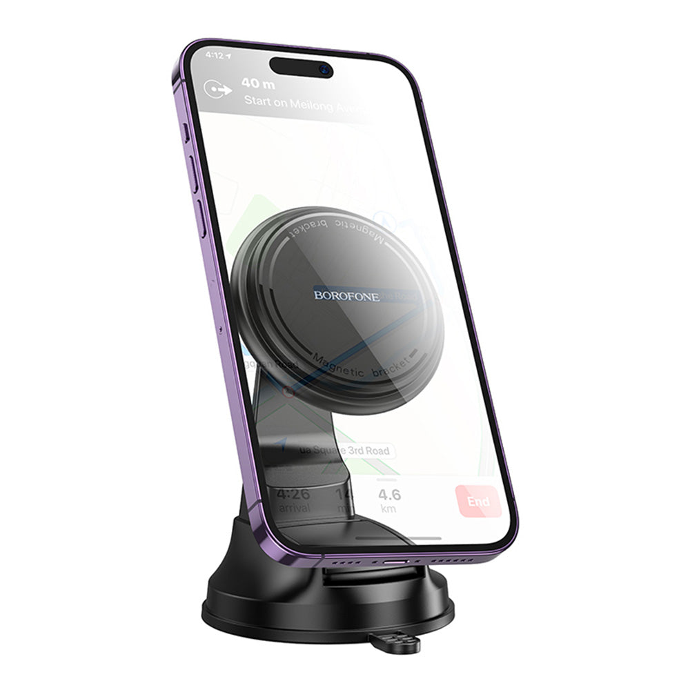 Borofone - Car Holder Parker (BH136) - Magnetic, for Dashboard, Strong Magnet, Stable Adsorption - Black