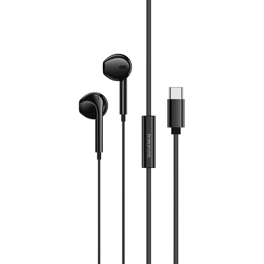 Borofone - Wired Earphones Star (BM99) - with Microphone, Type-C, DAC Chip, 1.2m - Black