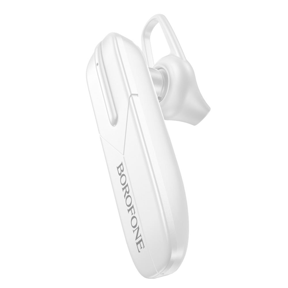Borofone - Bluetooth Headset Lucky (BC36) - Bluetooth V5.0, 70mAh, Lightweight, Premium Sound - White