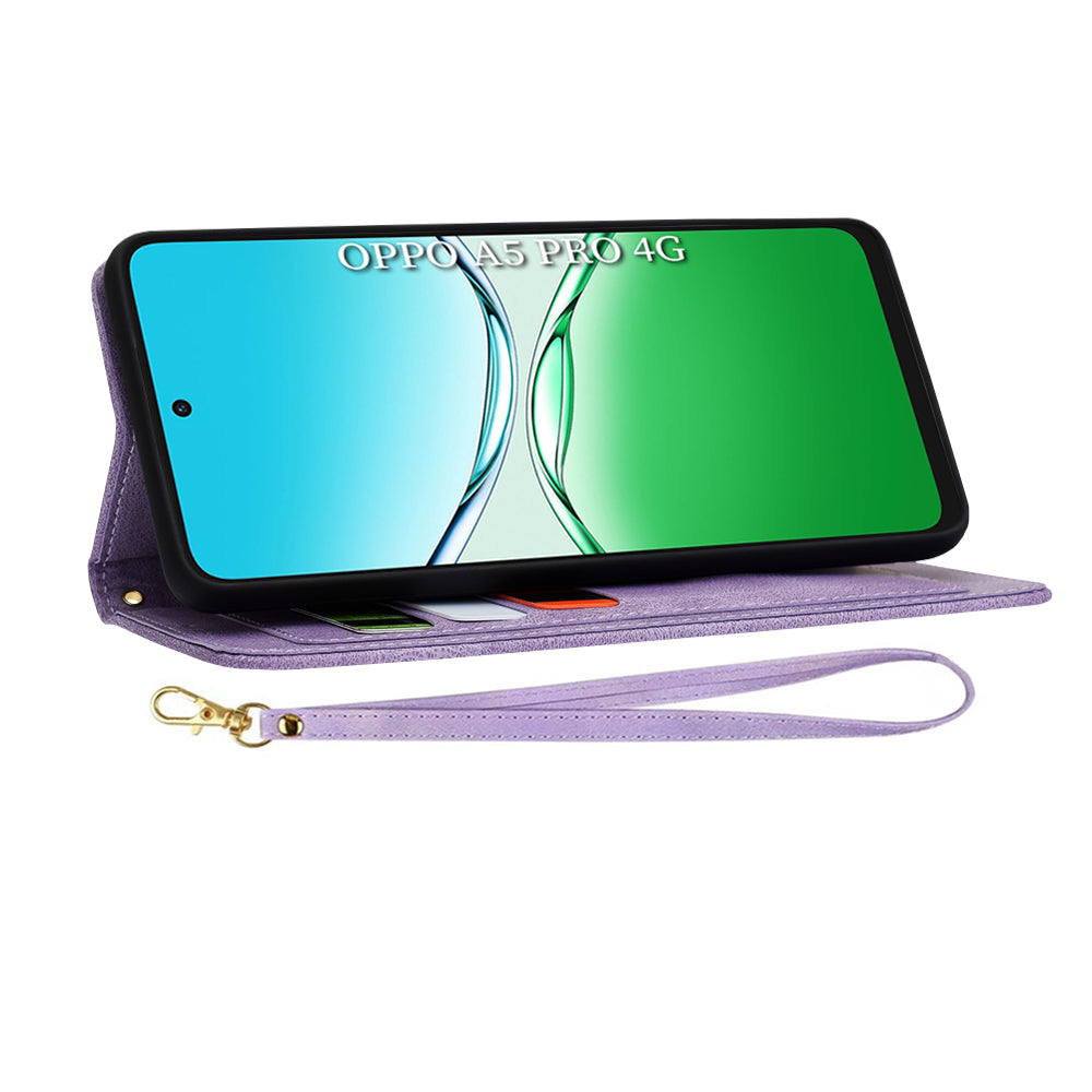 Techsuit - FlipCraft - Oppo A5 Pro 4G / A5 Pro 5G - Mysterious Purple
