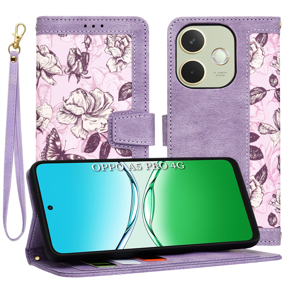 Techsuit - FlipCraft - Oppo A5 Pro 4G / A5 Pro 5G - Mysterious Purple