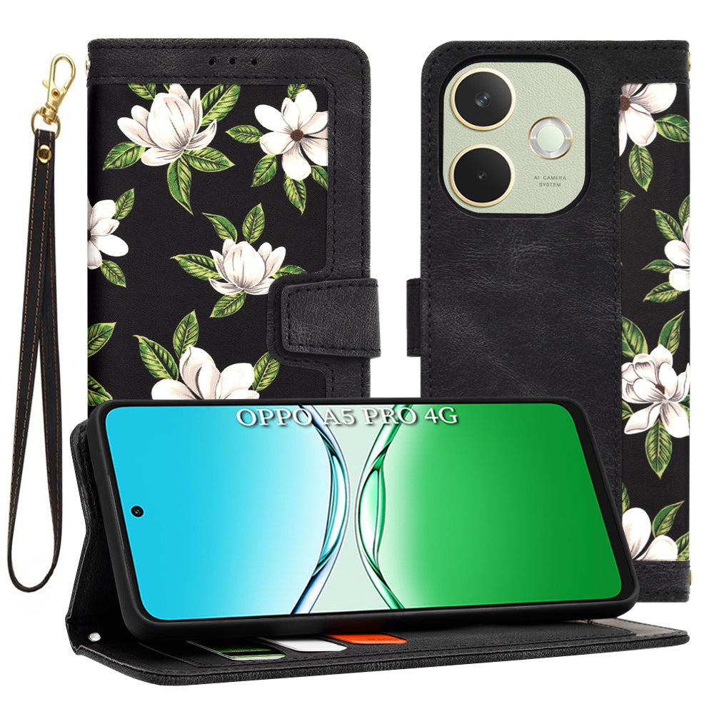 Techsuit - FlipCraft - Oppo A5 Pro 4G / A5 Pro 5G - Flowers of the Dawn
